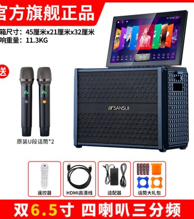 Shanshui H2 Portable High-Power Audio Outdoor Speaker Karaoke Family KTV Set Karaoke Player Square Dance Audio