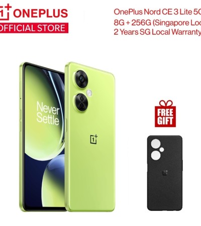 OnePlus Nord CE 3 Lite 5G | 8G + 256G Local Set | 2 Years Warranty | Support NFC | Free OnePlus Sandstone Bumper Case